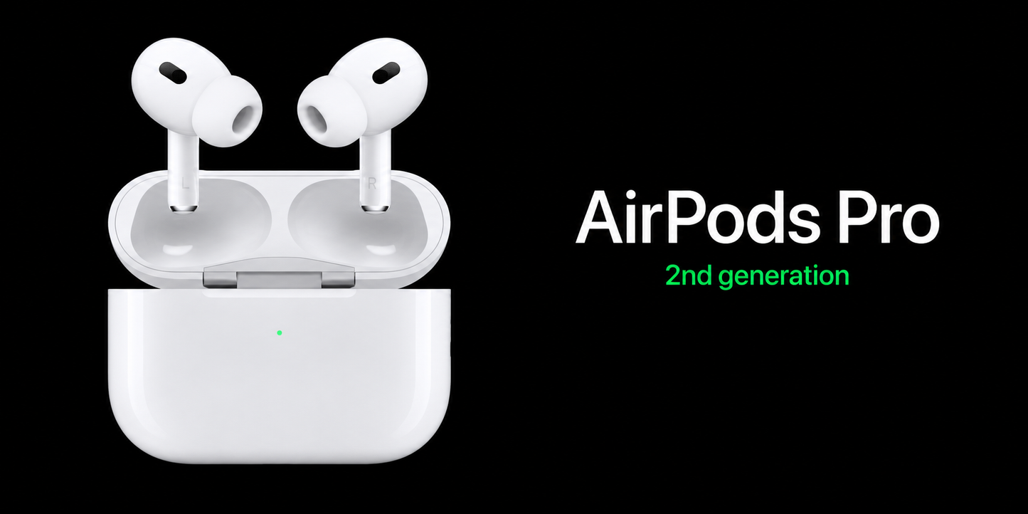 Apple AirPods Pro (2nd Generation) with USB-C Charging Case | Active Noise Cancellation | Premium Wireless Earbuds